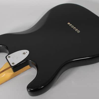1979 Fender Hardtail Stratocaster Black w/OHSC image 12
