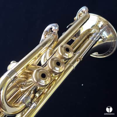 F.E. Olds & Son Super Recording Los Angeles offset valves cornet gamonbrass image 9