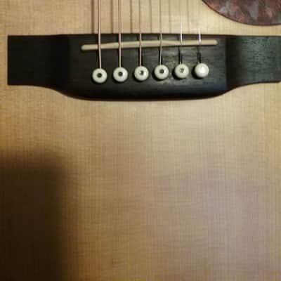 Martin DM Mahogany Dreadnought  2001 Natural *Under-saddle Pickup installed* OHSC image 6