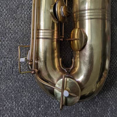 Buffet Crampon Cie Evette & Schaeffer 1927 - Vintage Lacquer Bari Sax Paris France Baritone Saxophone image 8