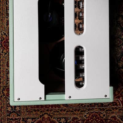 Fender 5F4 Tweed Super clone 30w with Spring Reverb by Emprize 2023 - Surf green and white tolex image 7