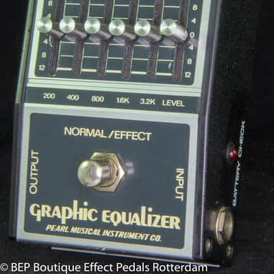Pearl F-603 Graphic Equalizer s/n 500510 late 70's Japan image 3