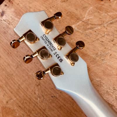 Gretsch G5237TG Electromatic Jet Bigsby -Champagne White- Electric Guitar image 8