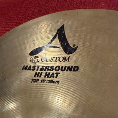 Zildjian 15" A Custom Mastersound Hi-Hat Cymbals image 16