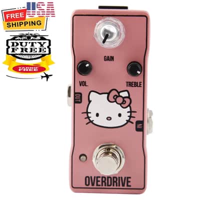Circle Of Tone Overdrive Hello Kitty Series 4 Guitar or Bass Effect Pedal GAIN/VOL/TREBLE image 5