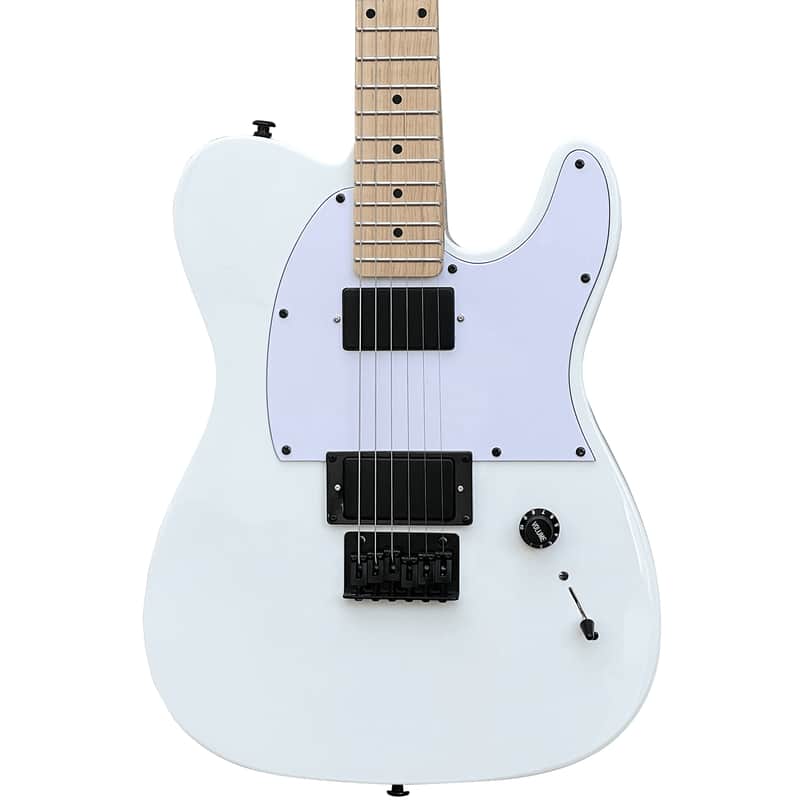 Dynacaster BT-1 Super Tele Humbuckers w/ Preamp Electric Guitar Olympic White image 1