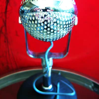 Vintage 1960's Fen-tone FM-18 crystal pill microphone High Z with cable & box Calrad Lafayette Olson image 6