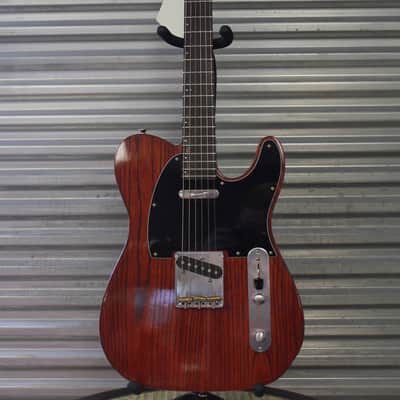 Mahan Guitars Gutbuster Tele 2015 Trans Red image 1