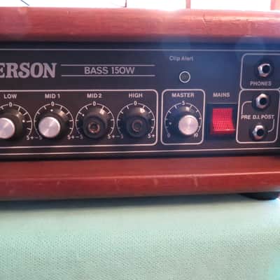 vintage UK 1990's Peterson bass amp head P150 jazz amplifier portable 150 watts for acoustic or electric bass image 12