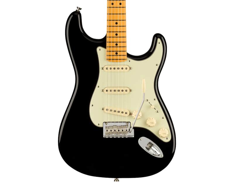 Used Fender American Professional II Stratocaster - Black w/ Maple FB image 1