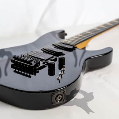 Daion Performer HSS Super Strat late 1980s - Black image 15