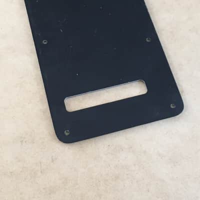 Vintage Fender 78 Reissue Aged Relic Back Plate Tremolo Cover Black Strat Guitar image 5
