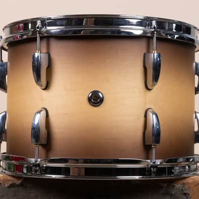 Pearl Masters Maple Complete 8x12 Satin Natural Burst Tom image 4