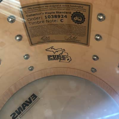 DW Collector's Series 5pc Natural Satin Drum Set 8/10/12/16/22 image 4