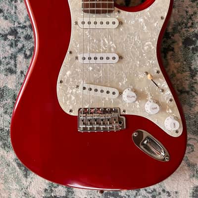 2007 Fender Highway One Stratocaster in Midnight Wine Transparent finish (Made in USA) image 2
