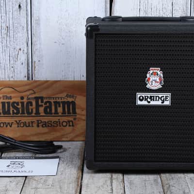 Orange CRUSH BASS 25 BLACK Electric Bass Guitar Amplifier 25 Watt 1x8 Combo Amp image 2