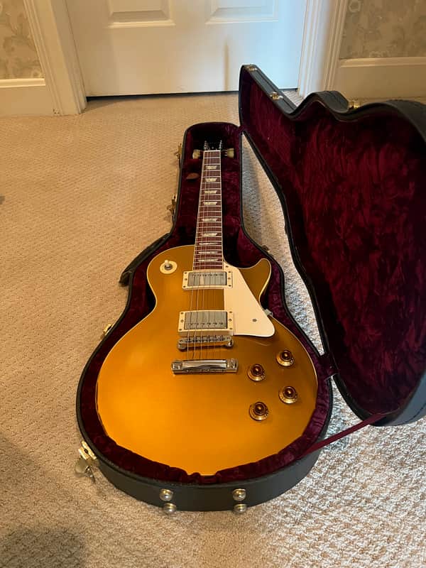 Gibson Custom Shop '57 Les Paul Goldtop Reissue (2002 – 8.8 lbs – Excellent Condition – OHSC) image 1