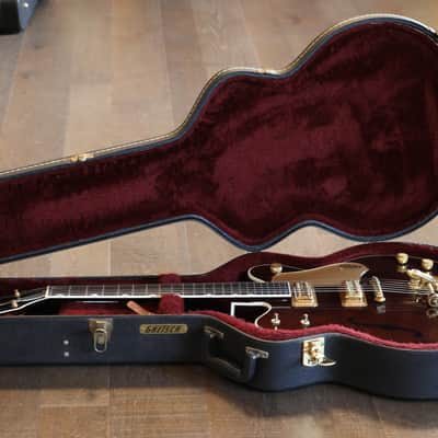 2005 Gretsch G6122-1962 Country Classic Hollow Electric Guitar Walnut Stain + COA OHSC image 22