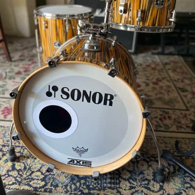 Sonor Delite 2010s - Tiger Stripe Vintage Maple 20, 14, 12 image 2