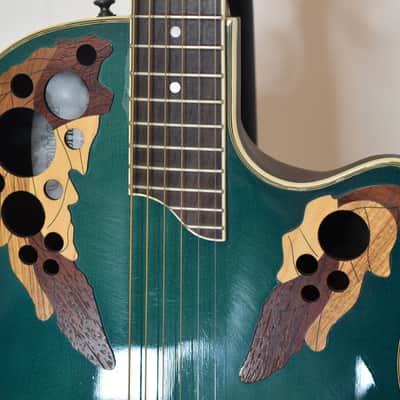 Ovation Celebrity CS-257 - Blue Transparent Burst - w/ OHSC image 6