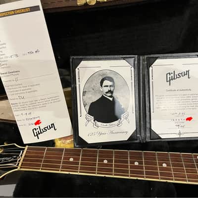 Gibson 125th Anniversary J-45 2019 CUSTOM SHOP Limited Edition - Autumn Burst image 3