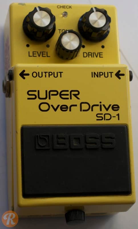 BOSS SD-1 SUPER OverDrive MOD オーバードライブ Boss SD-1 Super Overdrive w/ Analogman Mod | Reverb