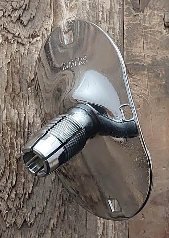 60's-70's Roger's Swivomatic Angled Bass Drum Collet Plate (#1/6) image 1