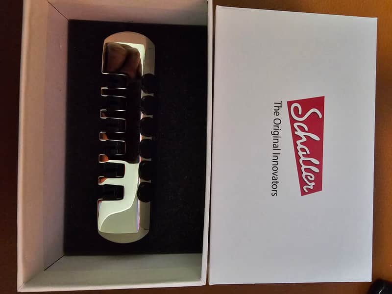 Schaller Micro Tuner Bridge 2020 - Chrome image 1