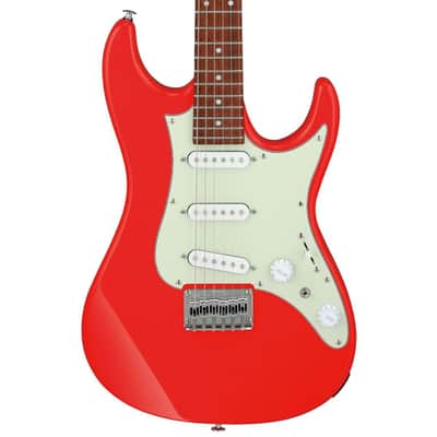 Mint Ibanez Model AZES31VM Solid Body Electric Guitar in a Vermillion Finish - NEW image 8