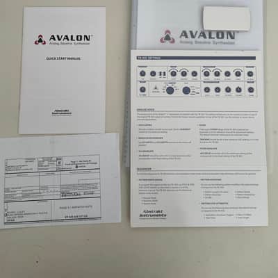 Abstrakt Instruments Avalon 2020 + 3 filter cards image 5