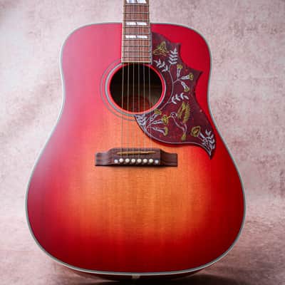 GIBSON USA Custom Shop Custom Hummingbird Quilt #1 of 28 "Heritage Cherry burst" (2008) image 4