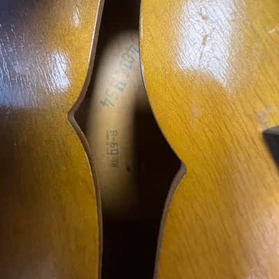 Early 60s Harmony Rocket H54 Hollow Body Guitar Tobacco With Hard Case image 4