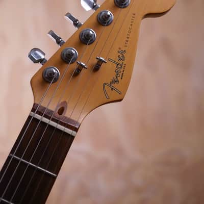 Fender American Standard Stratocaster Electric Guitar in Sunburst, 1990's Model image 5