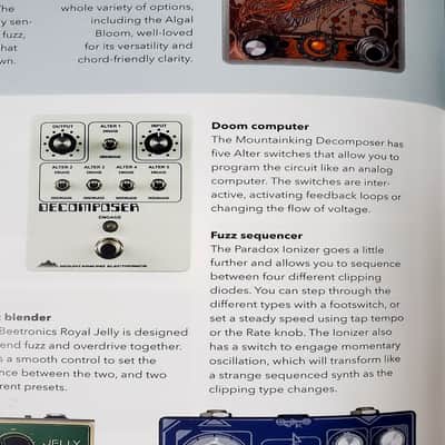 Mountainking Electronics Decomposer 24HR SALE! multimode fuzz maker experimental tremolo wavefolder synth fuzz image 3