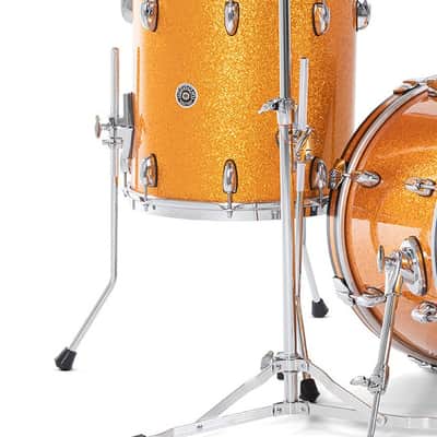 Gretsch GR808.568 GBNT1416FTCST022 16x14 Floor Tom USA Brooklyn Gold Sparkle image 2