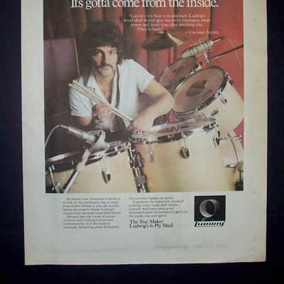 Carmine Appice's Ludwig 1976 Realistic Rock, Rod Stewart, Ted Nugent 10 Piece Drum Set. Signed! image 25