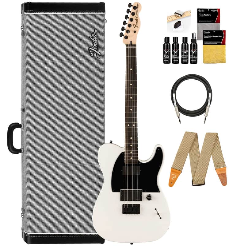Fender Jim Root Telecaster - Flat White w/ Guitar Cleaning Kit image 1