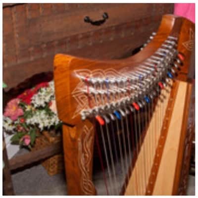 Roosebeck HTHAC-K | Heather Harp 22-String Chelby Levers Knotwork image 2
