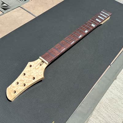 Warmoth Meadowhawk (Fits Stratocaster) Neck - Birdseye Maple + Rosewood, Stainless Jumbo frets, 25.5" Scale, 42mm Nut image 17