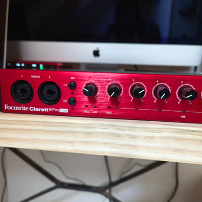 Focusrite Clarett 8Pre USB-C Audio Interface 2021 - Present - Red image 1