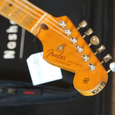 2009 Nash Guitars S-57 with Lollar Pickups Electric Guitar Blonde Factory Relic + OC image 11