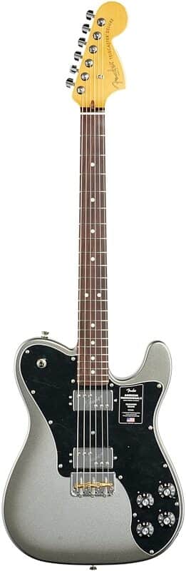 Fender American Professional II Telecaster Deluxe Electric Guitar Mercury image 1