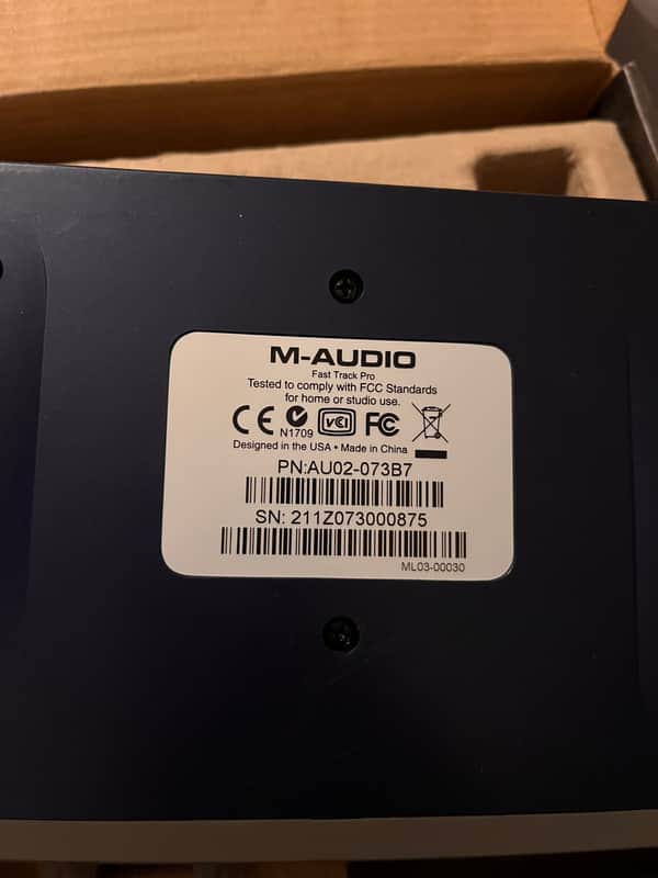 M-Audio Fast Track Pro USB Audio / MIDI Interface image 1
