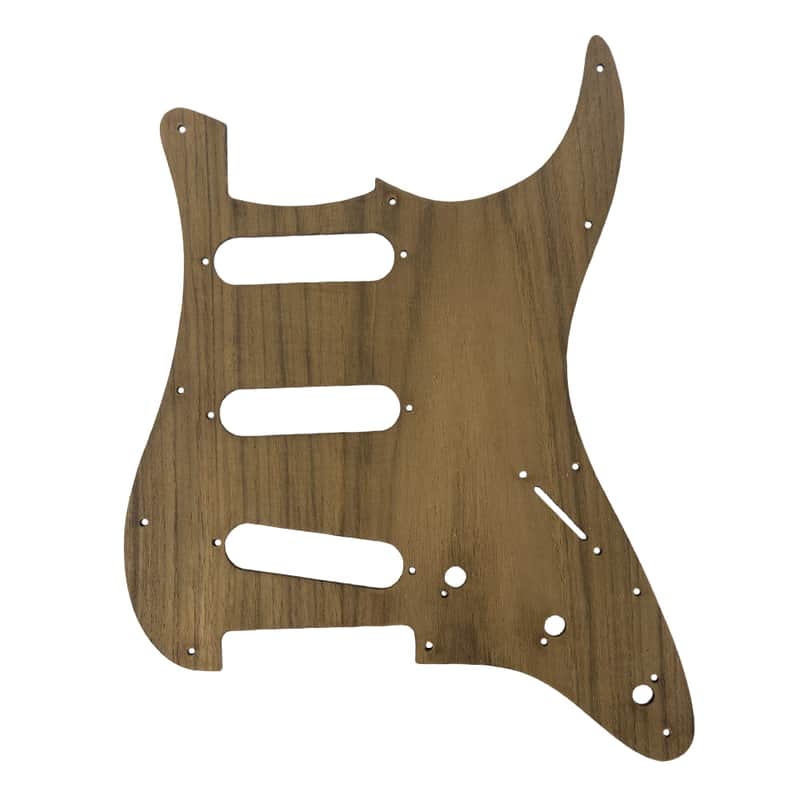 Stratocaster Style SSS Electric Guitar Wooden Pickguard image 1