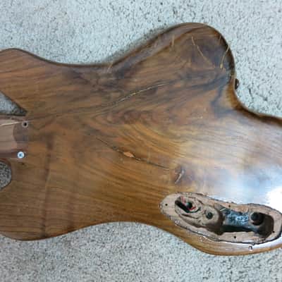 Vintage 1970s Ugly Homemade Caveman Thor Bass Project Prop Smash Me Yeesh image 5