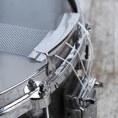 Remo Gold Crown Advanced Acousticon Snare 14 x 6.5 Snare Drum Brass Wrap image 8