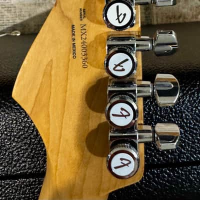 Fender Satin Roasted Maple Stratocaster Neck, 22 Jumbo Frets, Flat Oval Shape image 4