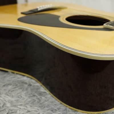 Vintage 1980's Yamaha FG-200D Orange Label Acoustic Guitar Made in Japan image 7