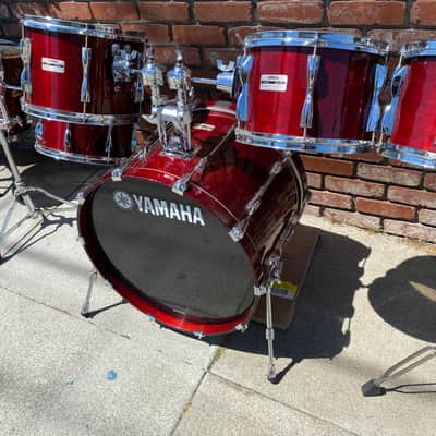 Holy Grail Drum Set! Yamaha Recording Custom 1970s - 1980s - World’s Most Recorded Drums ! Natural Wood Cherry Wood Walnut image 6