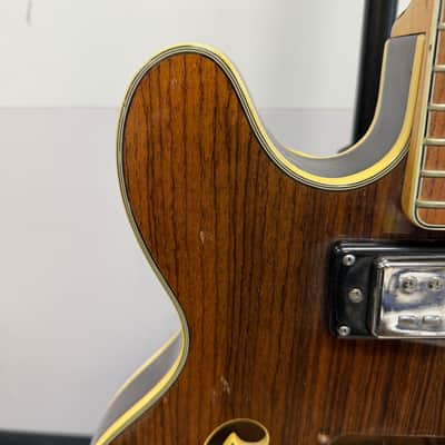 Vintage Univox 335 Style Hollowbody Electric Guitar Made in Japan for Parts or Repair 1970's image 9